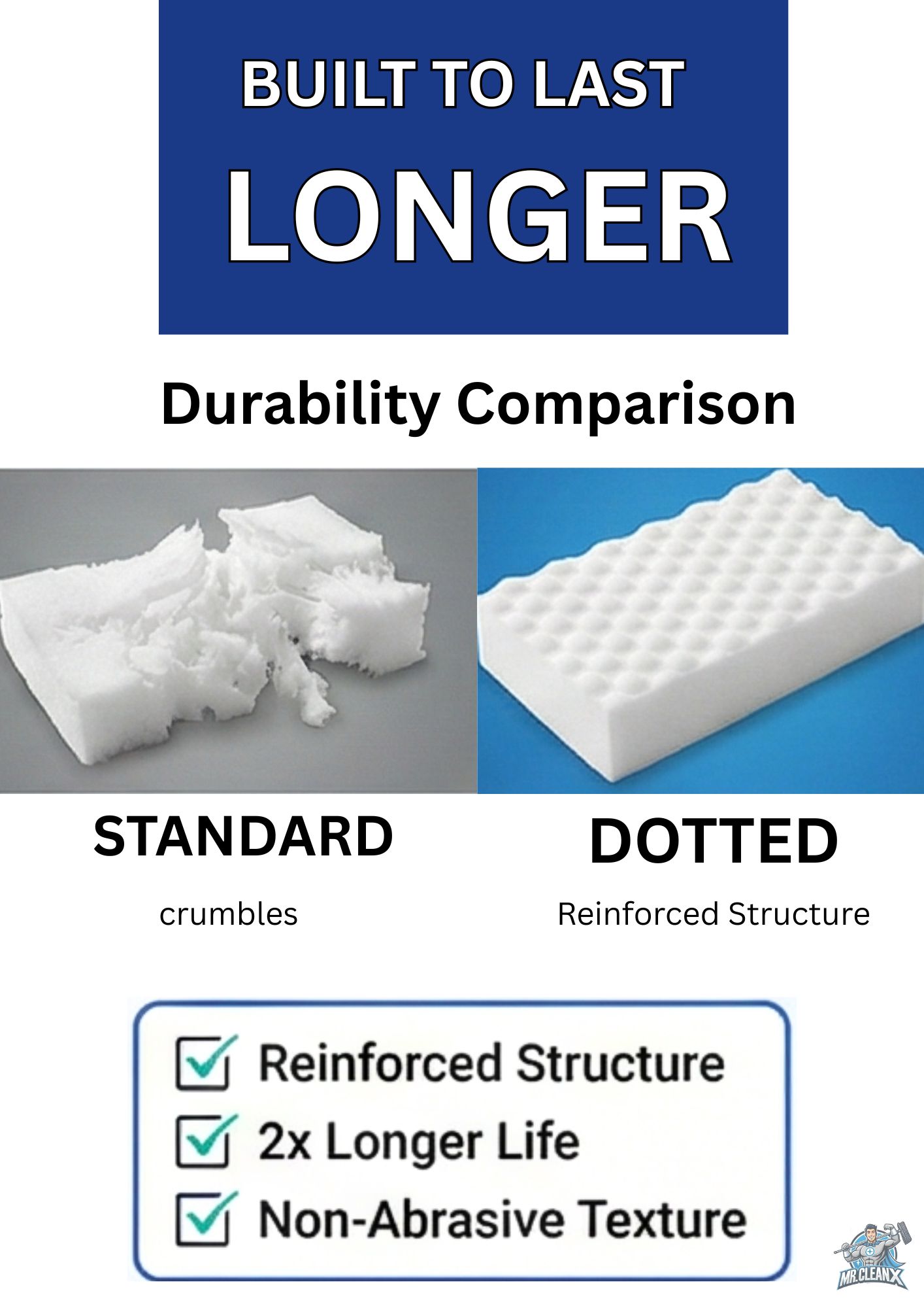 POWER DOT SUPER SPONGE -4X STRONGER - PACK OF 5 - Image 3