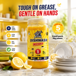 Instamix Mr. CleanX Home Cleaning Combo | 1kg Detergent +Dishwash Gel -10L | Tough on Stains & Grease | Fresh Fragrance